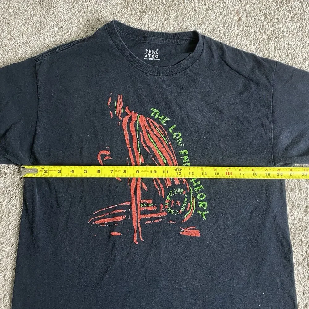 A Tribe Called Quest The Low End Theory T Shirt Men's Sz L Black Music Tee Neon